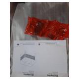 Woodspring Cane Base Ottoman Dark Walnut/Cream - Threshold designed with Studio McGee Assembly Required - Retail: $200