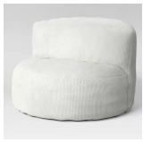 Memory Foam Filled Bean Bag Chair with Corduroy Cover Cream - Room Essentials - Retail: $85