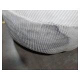 Memory Foam Filled Bean Bag Chair with Corduroy Cover Cream - Room Essentials - Retail: $85