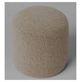 (PACK OF 2) Speckled Pouf Ottoman Speckled Beige- Room Essentials - Retail: $64