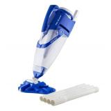 POOL BLASTER Centennial Cordless Pool Vacuum w/Pole Set - XL Debity & Advanced Filtration, Handheld Rechargeable Pool Cleaner for Sand, Silt & Leaves in Inground & Above Ground Pool - Retail: $136