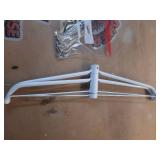 Nearly Natural 7.5 ft. White Artificial Christmas Tree with 1380 Bendable Branches & 400 Clear LED Lights - Retail: $160