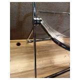 Modern Metal Acrylic Dorm Folding Chair Chrome - Room Essentials - Retail: $50