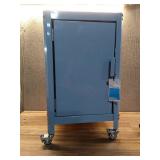 Metal Rolling Locker Storage Cabinet with Lock- Room Essentials - Retail: $60