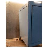 Metal Rolling Locker Storage Cabinet with Lock- Room Essentials - Retail: $60