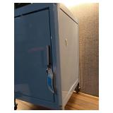 Metal Rolling Locker Storage Cabinet with Lock- Room Essentials - Retail: $60