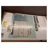 Modern 3 Drawer Dorm Dresser White - Room Essentials: Laminated, CARB Certified, Includes Anti-Tip Hardware - Retail: $125