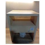 Groove Dowel Accent Table with Shelf Natural Wood - Threshold (SEE PICS) - Retail: $120