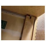 Groove Dowel Accent Table with Shelf Natural Wood - Threshold (SEE PICS) - Retail: $120