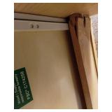 Groove Dowel Accent Table with Shelf Natural Wood - Threshold (SEE PICS) - Retail: $120