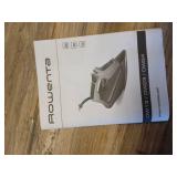 Rowenta Access Steam Iron  Stainless Steel Soleplate  Vertical Steaming  Red - Retail: $50