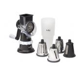 Miu Rotary Food Grater with Stainless Steel Drums