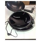 Nuwave Induction Hot Wok with 14" Carbon Steel Wok, Glass Lid & Stand - Retail: $249.99