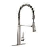Kohler Vind Semi-Professional Pull-down Kitchen Sink Faucet, Stainless Steel - Retail: $295.01