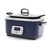 GreenPan Elite 8-in-1 Programmable 6 Quart Electric Slow Cooker, GlassLid & Removable Crock, PFAS-Free Healthy Ceramic Nonstick Multi-Cooker,Sear - Retail: $279.94