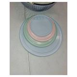 Pyrex 8-piece Tinted Glass Mixing Bowls, Multi