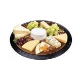 BirdRock Home Lazy Susan With Chalkboard Edge