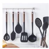 Miu 8-Piece Silicone Utensil Set, Assorted Colors