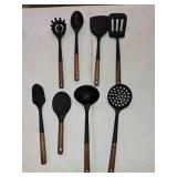 Miu 8-Piece Silicone Utensil Set, Assorted Colors