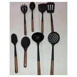 Miu 8-Piece Silicone Utensil Set, Assorted Colors