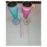 Reduce 24 oz. Cold1 Tumbler, 2-Pack/ Pink & Green