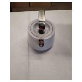 Caraway Home 64oz Whistling Tea Kettle Gray: Stainless Steel Stovetop Kettle, Hand Wash - Retail: $175.50