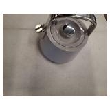 Caraway Home 64oz Whistling Tea Kettle Gray: Stainless Steel Stovetop Kettle, Hand Wash - Retail: $175.50