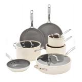 GreenPan Eras Ceramic Non-Stick Cookware Set, 11-Piece - Retail: $379