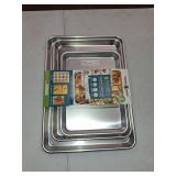 Nordic Ware Naturals 3-piece Baking Sheet Set