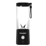 BlendJet Portable Blender Black: 16oz Capacity, 150W Power,  Hand Wash, 1 Speed