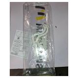 WITFORMS Window AC Air Deflector - 24\" Length for TOP VENT Window Units ONLY - Transparent Design - Measure Before Purchase - DEFLECTOR ONLY, NOT AN A/C UNIT