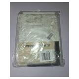 Habitat Limoges Sheer Rod Pocket Swag Valance Set 72 x 32 in Ivory