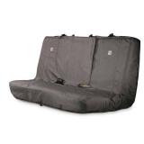 Carhartt Universal Nylon Duck Canvas Automotive Bench Seat Covers, Durable Fitted Full-Size Bench Seat Protection with Rain Defender, Gravel (B08ZQ5PRTV) - Retail: $149.99