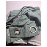 Fieldcrest Davina Intertwining Vines Grommet Panel Curtain 50 x 108in Green Jade