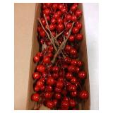 Artificial Red Christmas Berry Picks 36pcs
