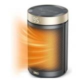 Dreo Space Heater  Portable Electric Heaters for Indoor Use with Thermostat and Remote  2024 Upgraded  Digital Display  12H Timer  5 Mode  1500W PTC Ceramic Fast Safety Heat for Office Bedroom Home