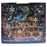 LED Snowflake Projector Light - Holiday Display