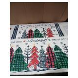 Christmas Rugs 2pk 48 x 17in and 30 x 17in