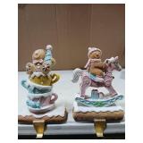 Fonder Mols Stocking Holders 2pk Gingerbread