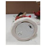 Christmas Cardinal Lantern Posts - Joy & Noel