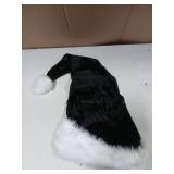 Christmas Santa Hat Black