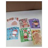 Christmas DIY Stickers Decorating Christmas Characters 30 Sheets Total 6 Different Sets