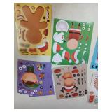 Christmas DIY Stickers Decorating Christmas Characters 30 Sheets Total 6 Different Sets