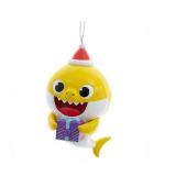 Kurt Adler Baby Shark Ollie with Sound Ornament Multicolor BK1212