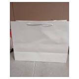 Large White Gift Bags with Silky Handles-12