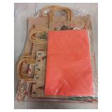 Assorted Sizes and Holiday Themed Gift Bags Set of 24 with Tissue Paper