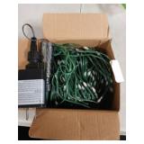Green String Christmas Lights Set