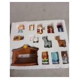 Mini Nativity Scene Figurine Set