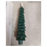 Green LED Christmas Tree Flameless Candle-4