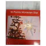 18 Points Moravian Star